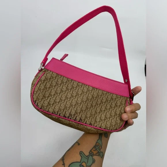 Christian Dior Street Chic Trotter Pink Handbag